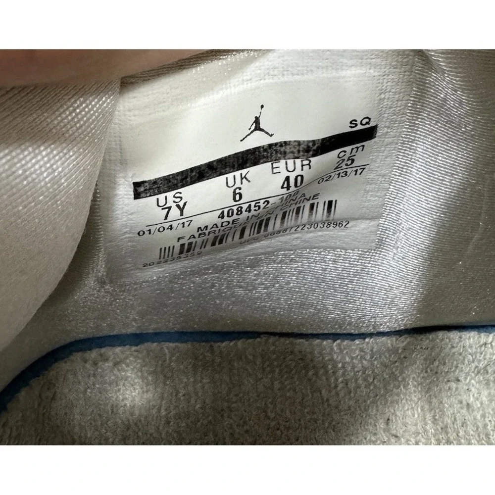 Nike Air Jordan 4 2017 Pure Money 408452-100 White Shoes Size 7Y / Womens 8.5